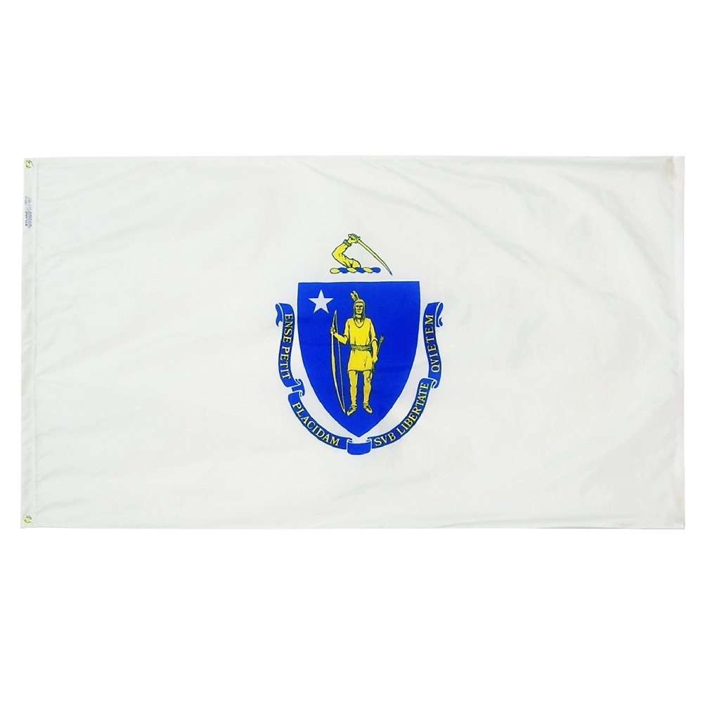 Nylon Massachusetts Flag