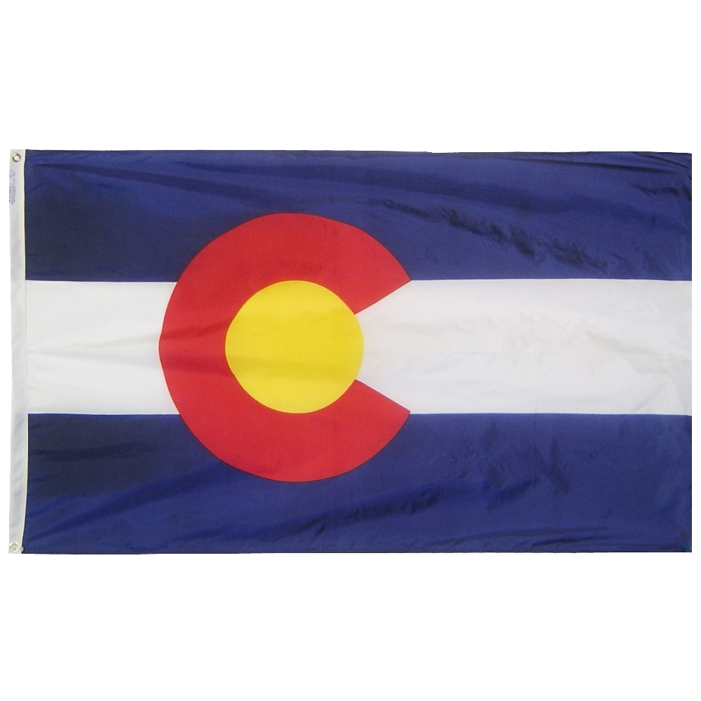 Nylon Colorado Flag