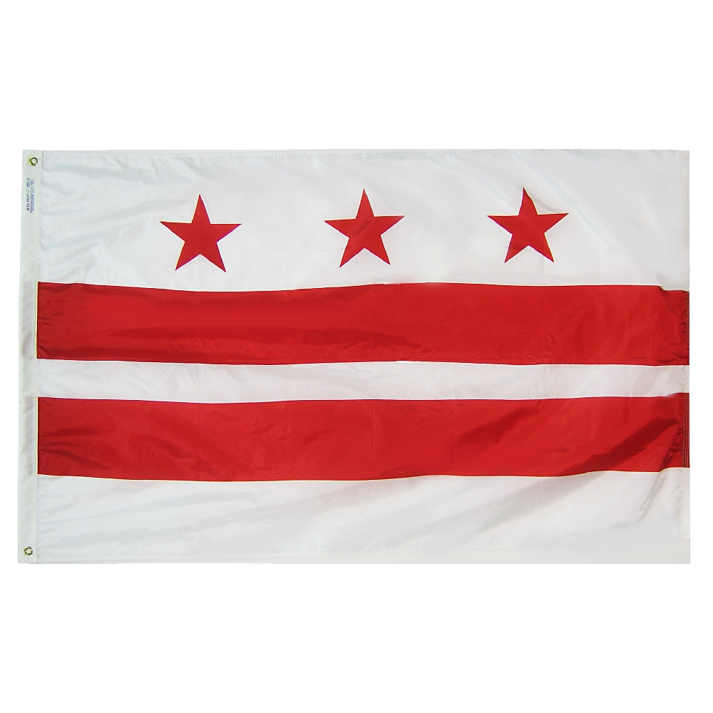 Nylon District of Columbia Flag