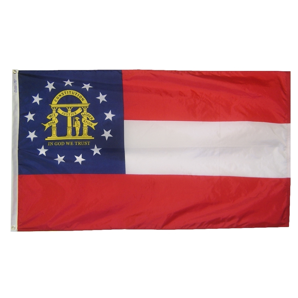 Nylon Georgia Flag