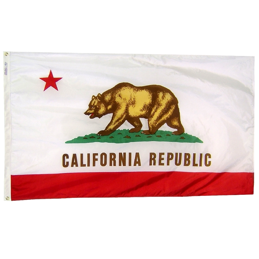 Nylon California Flag