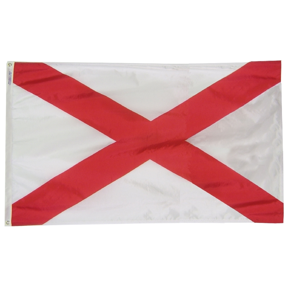  4 ft. X 6 ft. Nyl-Glo Alabama Flag