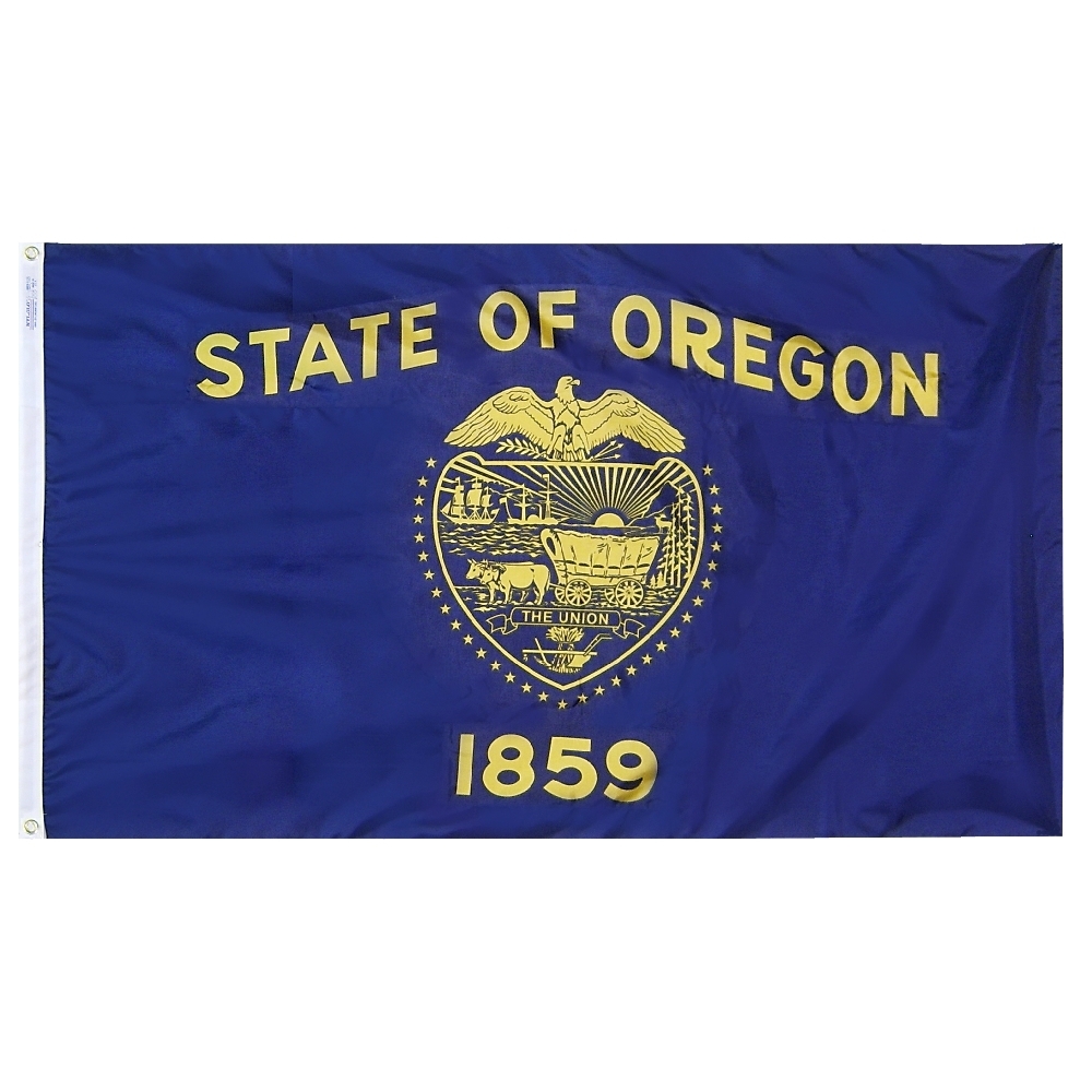 Nylon Oregon Flag