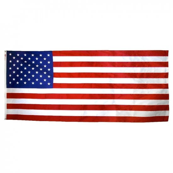 5 FT. X 9 1/2 FT. NYLON U.S. CASKET FLAG