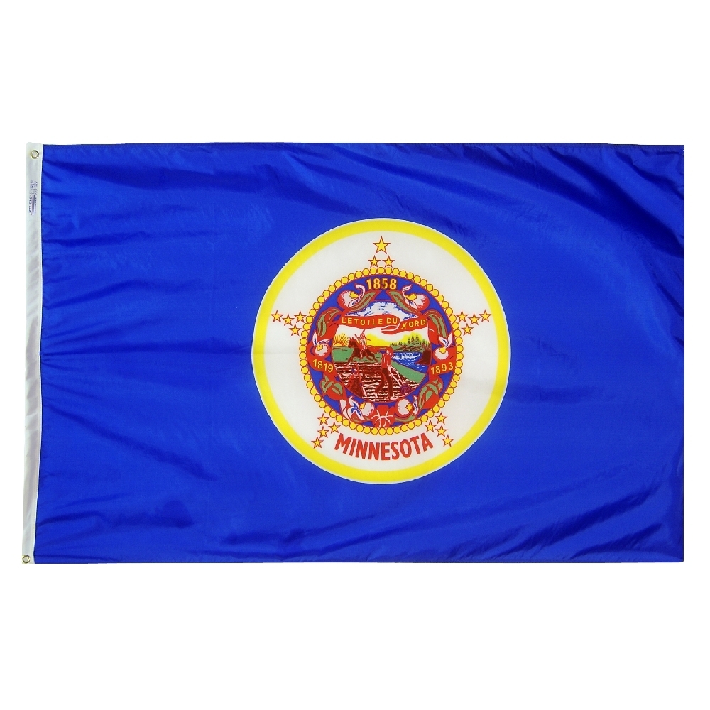 Nylon Minnesota Flag